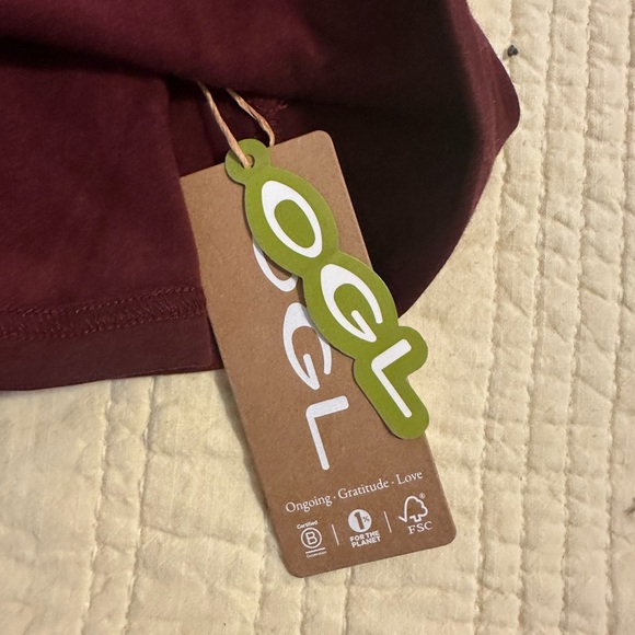 OGL  NWT Meduim Deep Maroon  Maxi Skirt - Picture 7 of 8